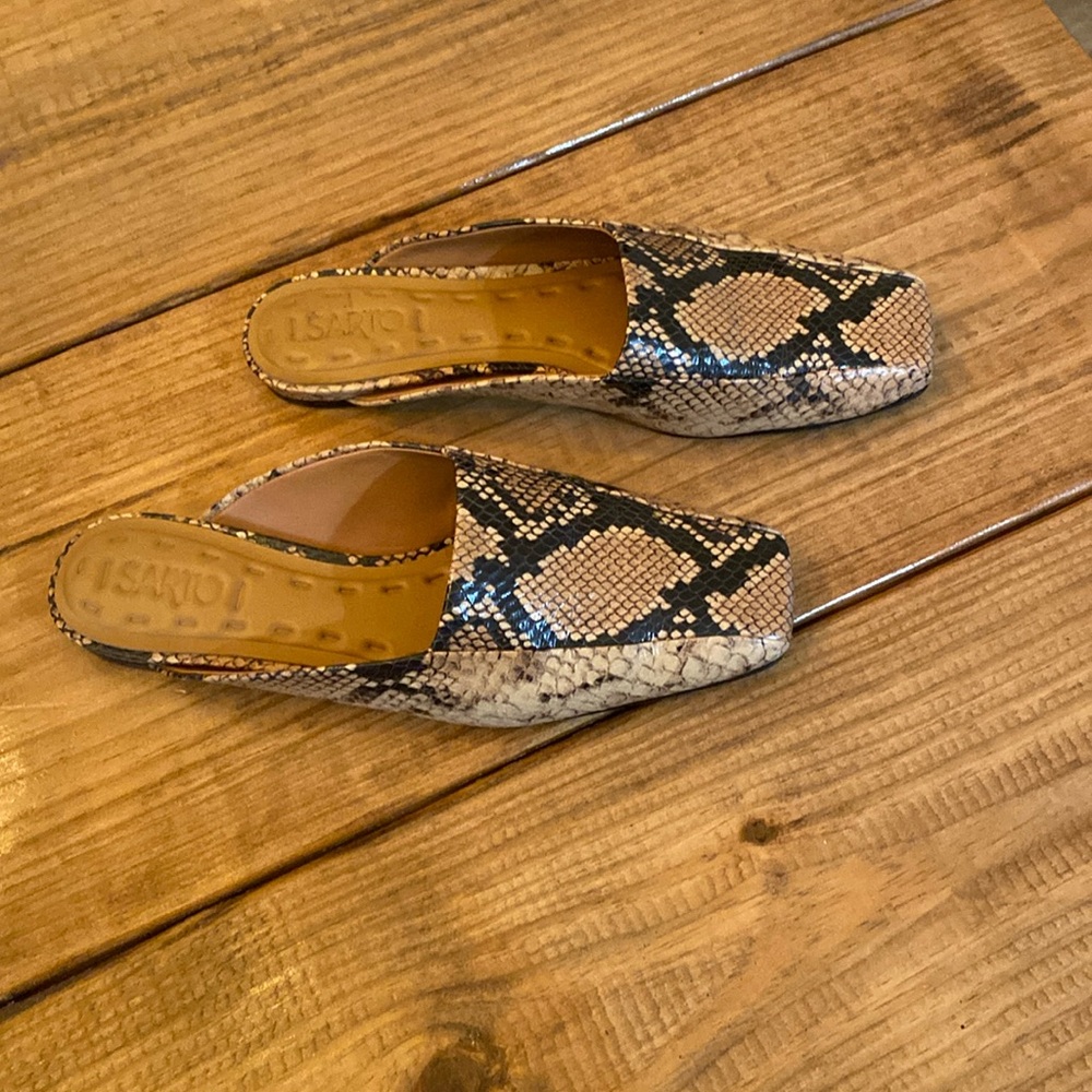 Women’s 8 Franco Sarto Sandra Slip On Square Toe Mules